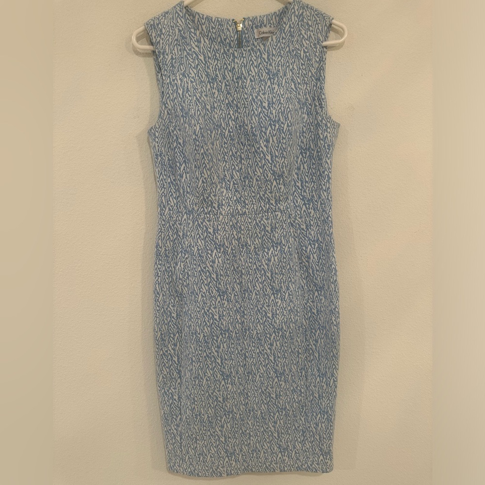 Calvin Klein Patterned Sleeveless Dress